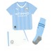 Maglie da calcio Manchester City Nathan Ake #6 Prima Maglia Bambino 2023-24 Manica Corta (+ Pantaloni corti)